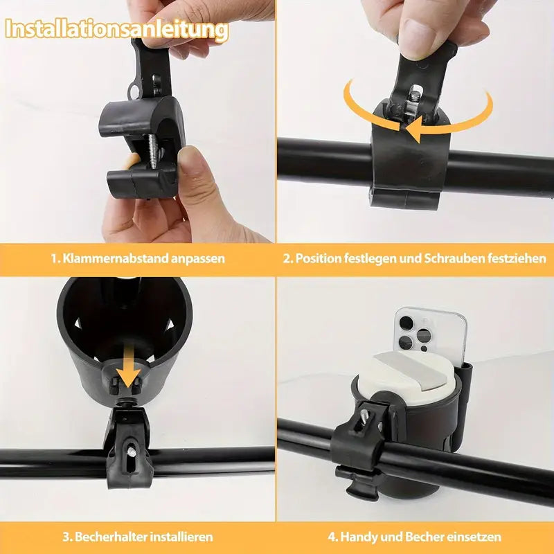 2-i-1 Mobil- og drikkevarer holder