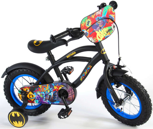 Batman Børnecykel - Drenge - 12 tommer - Sort