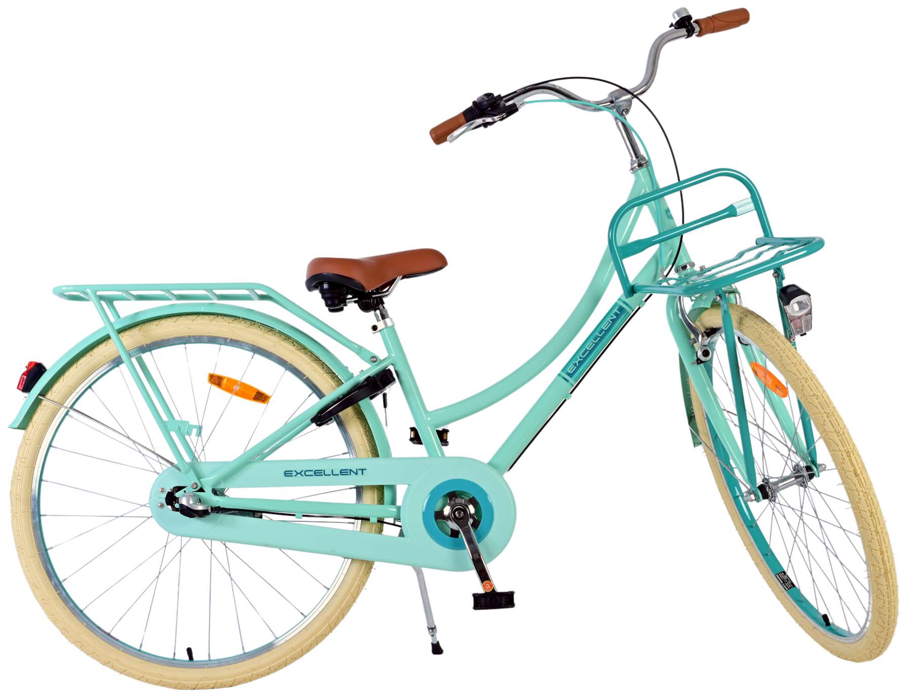 Volare Excellent Børnecykel - Piger - 26 tommer - Grøn - 3 gear