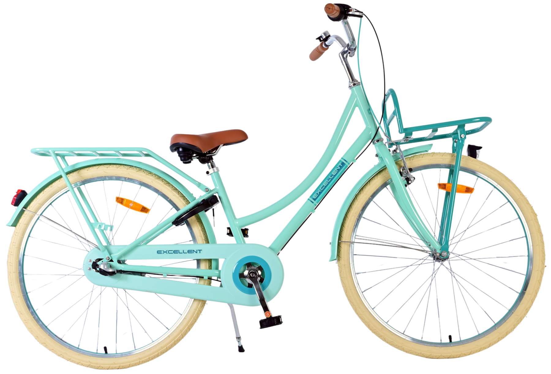 Volare Excellent Børnecykel - Piger - 26 tommer - Grøn - 3 gear