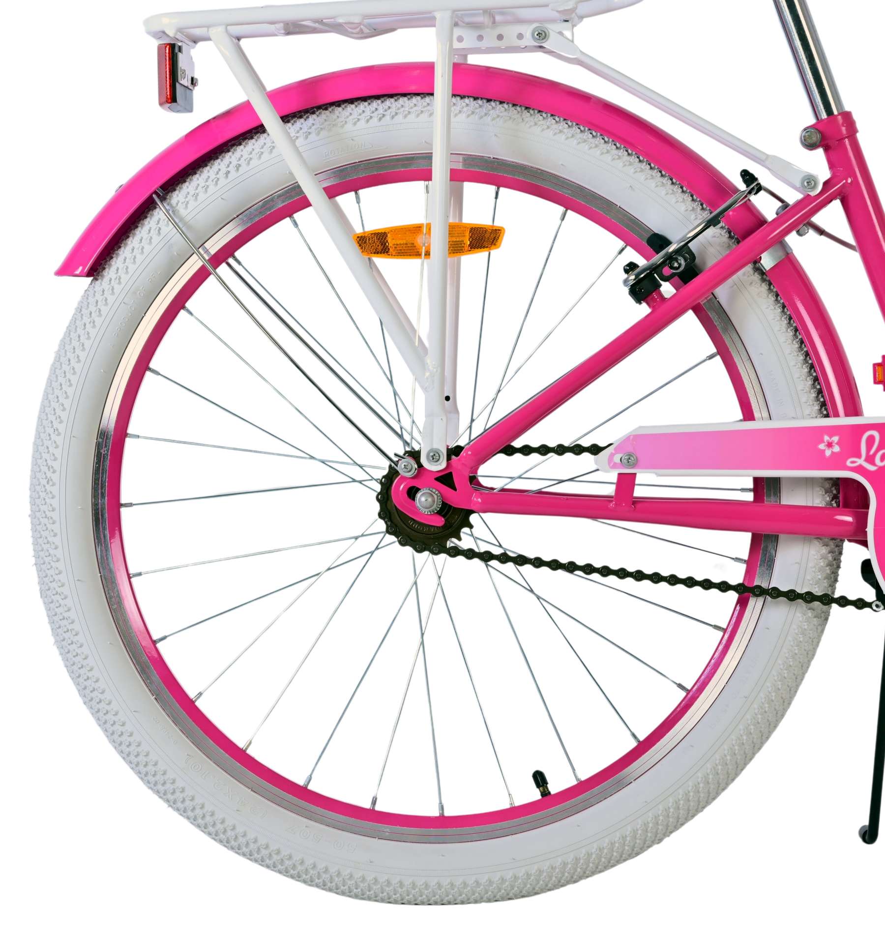 Volare Lovely Børnecykel - Piger - 24 tommer - Pink - To håndbremser