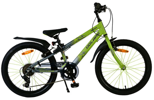 Volare Rocky børnecykel - 20 tommer - 7 gear - Grøn/Grå