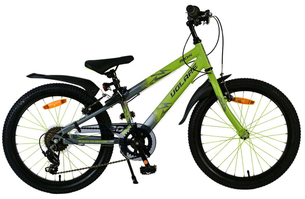 Volare Rocky børnecykel - 20 tommer - 7 gear - Grøn/Grå