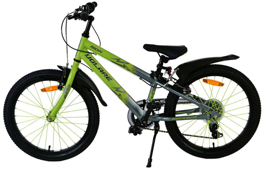 Volare Rocky børnecykel - 20 tommer - 7 gear - Grøn/Grå