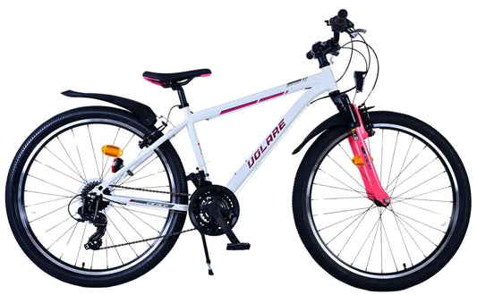 Volare XC Race - Børnecykel 26" - 21 gear - Hvid Pink