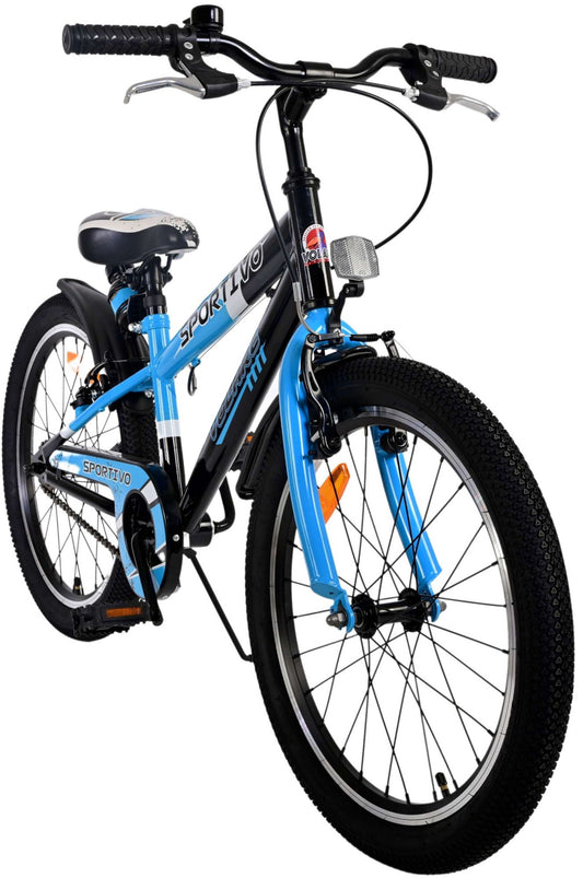 Volare - Børnecykel 20" - Sportivo Blå - To håndbremser